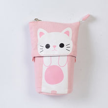 Load image into Gallery viewer, Creative Cute Cat Pencil Case Zipper Kawaii Cartoon Pencils Box Pen Bag Boys Girls School Student Stationery Gift Supplies