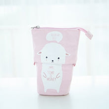 Load image into Gallery viewer, Creative Cute Cat Pencil Case Zipper Kawaii Cartoon Pencils Box Pen Bag Boys Girls School Student Stationery Gift Supplies