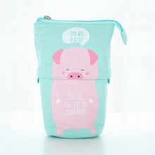 Load image into Gallery viewer, Creative Cute Cat Pencil Case Zipper Kawaii Cartoon Pencils Box Pen Bag Boys Girls School Student Stationery Gift Supplies